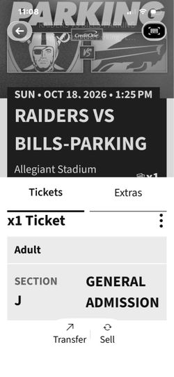 Raiders vs Bills