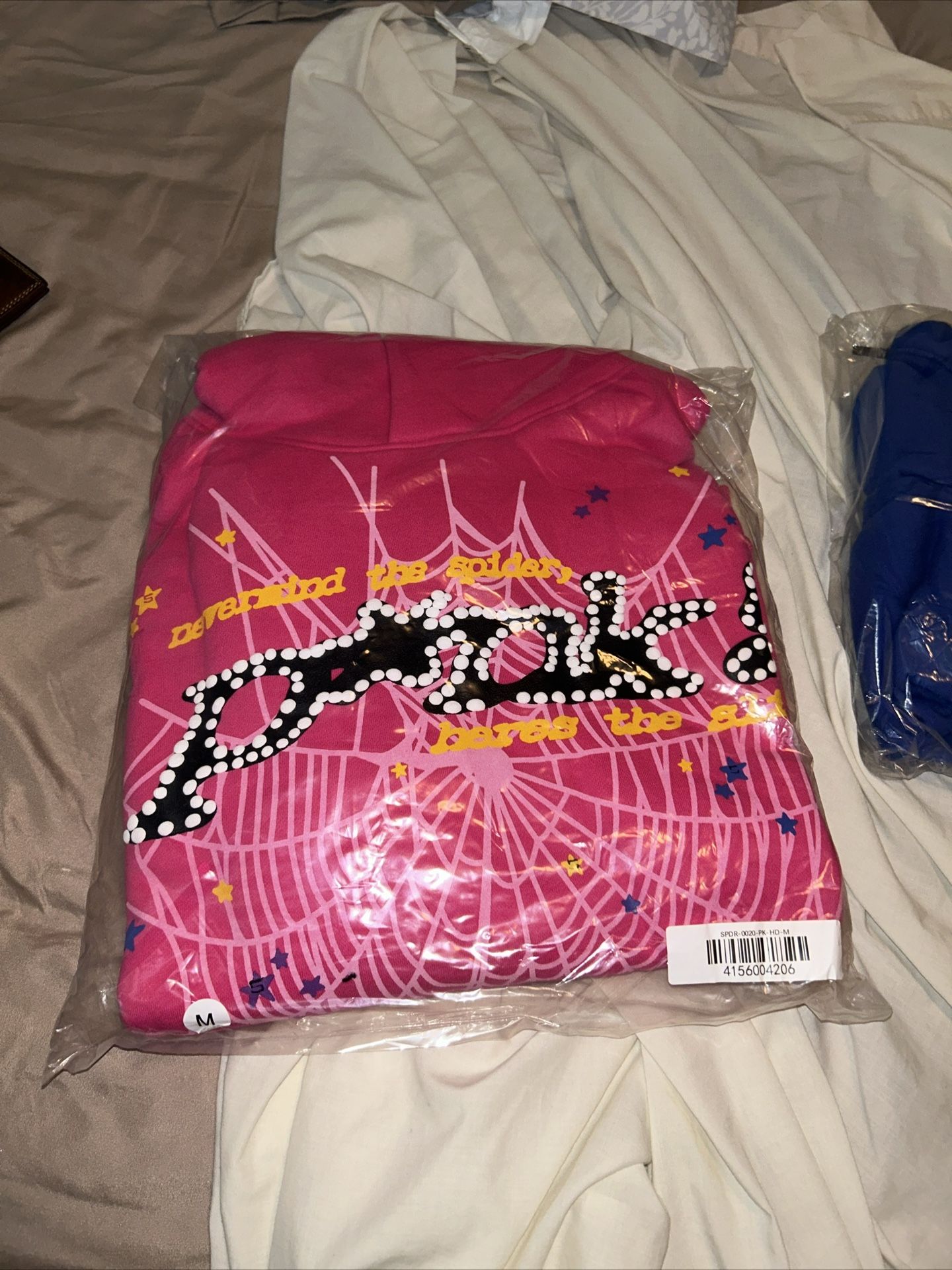 Sp5der P*nk V2 Hoodie “pink” Size M