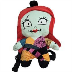 Disney Store The Nightmare Before Christmas Sally Skellington Plush 14" Backpack