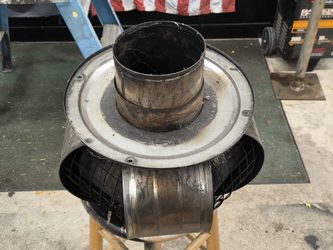 Chimney cap for a woodstove Vacu-stack 6" TDW Air Cooled w/ 1" x 1" Screen