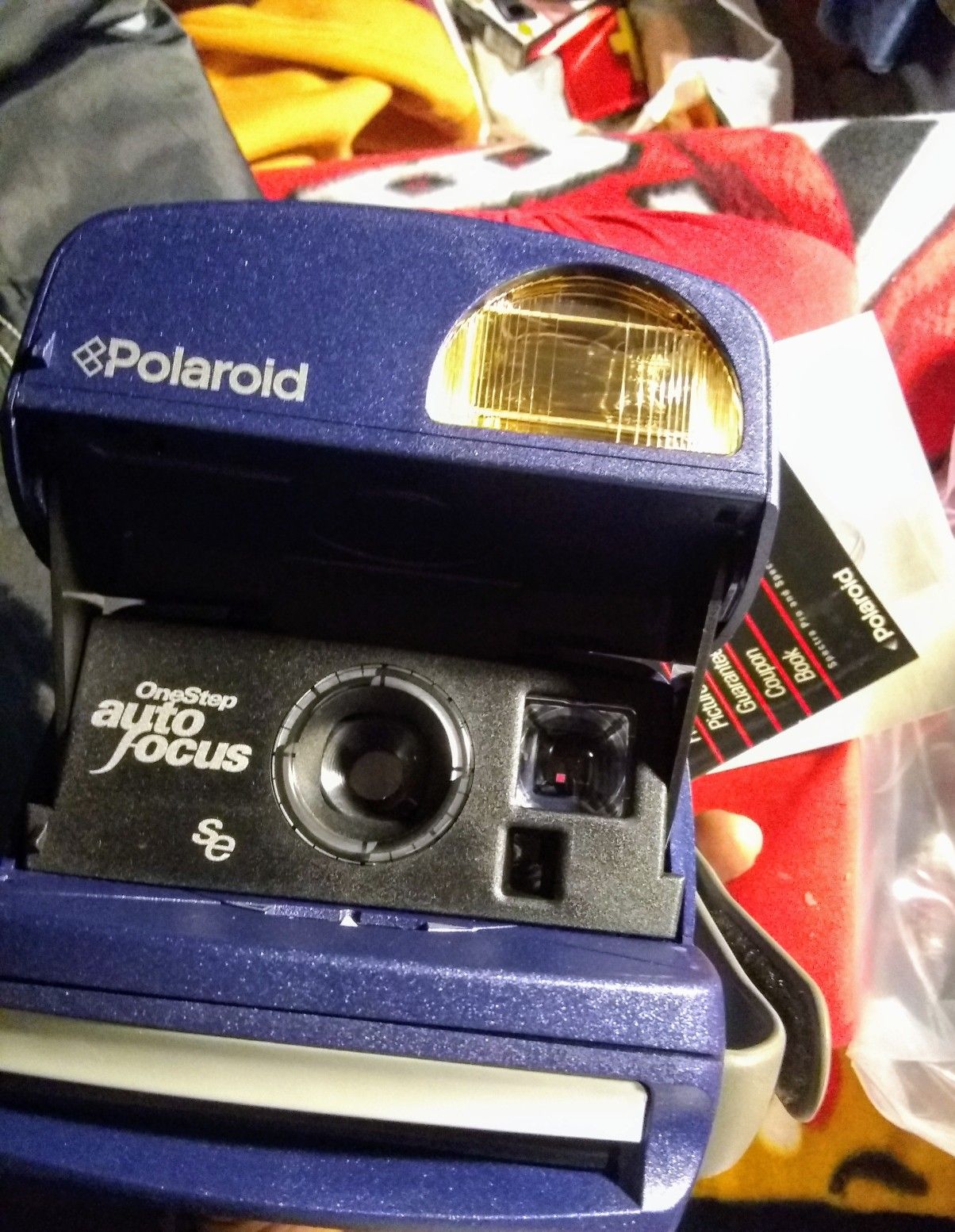 Polaroid instant camera one-step autofocus special edition take 600 film