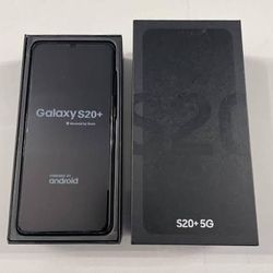 Samsung S20 + 5g With OEM Accessories Cosmic Black Unlocked