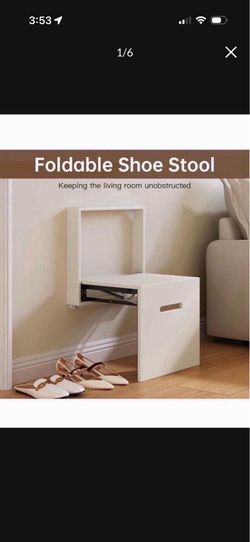 New 17.55"W Wall Mounted Folding Solid Step Stools