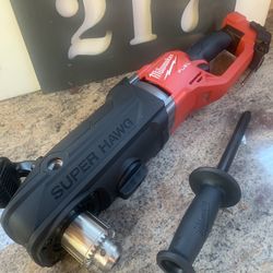 Milwaukee M18 FUEL 18V Lithium-Ion Brushless Cordless GEN 2 SUPER HAWG 1/2 in. Right Angle Drill