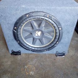 10 inch kicker with box  good