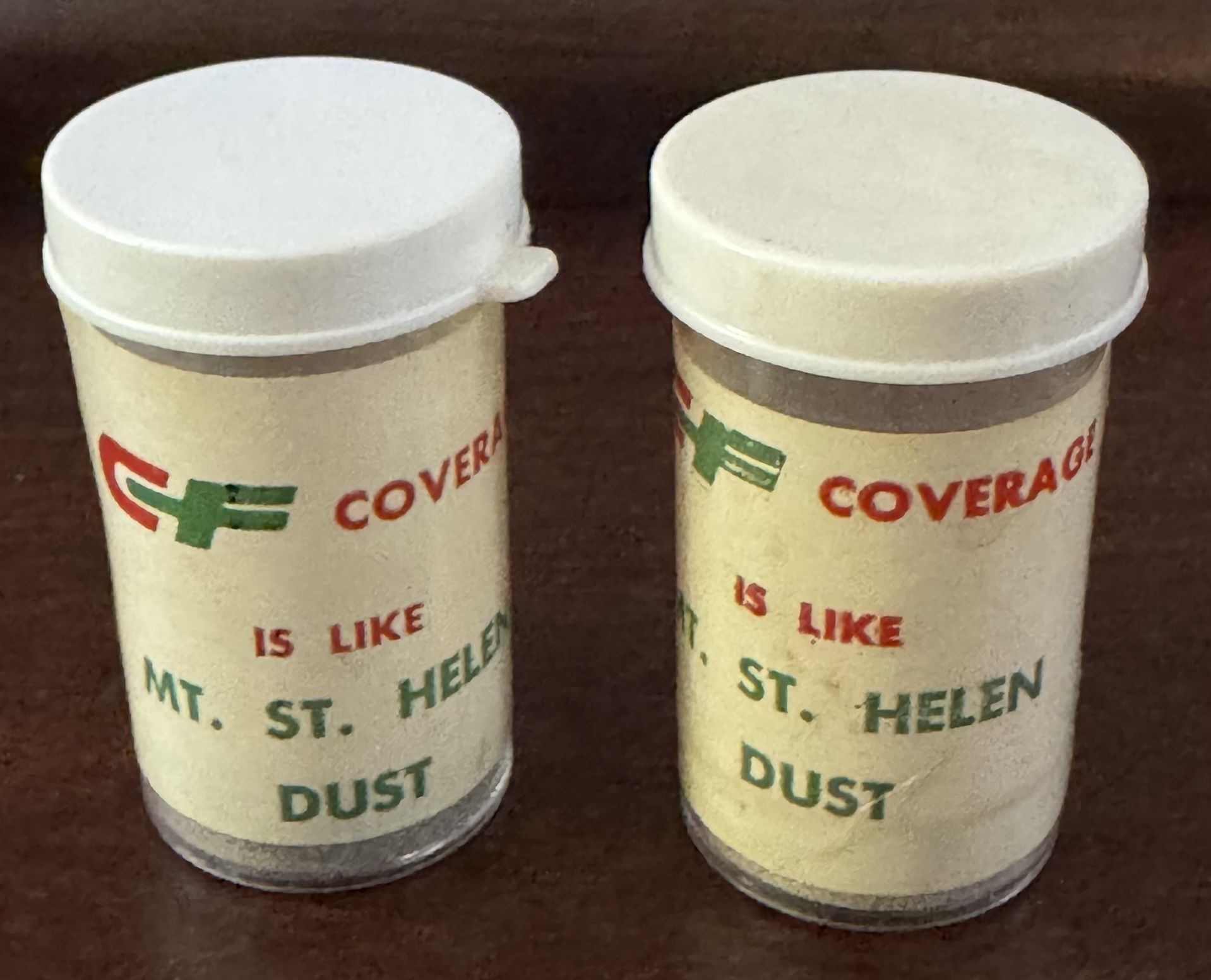 Mt. St. Helens Volcanic Ash May 18, 1980