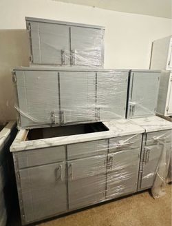Nuevos Gabientes para cocina dos abajo 17”48” tres arriba 17”30”48”