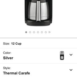 Barely Used Auto grinding Coffeemaker 