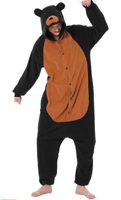 Adult Onesie Pajamas Bear XL