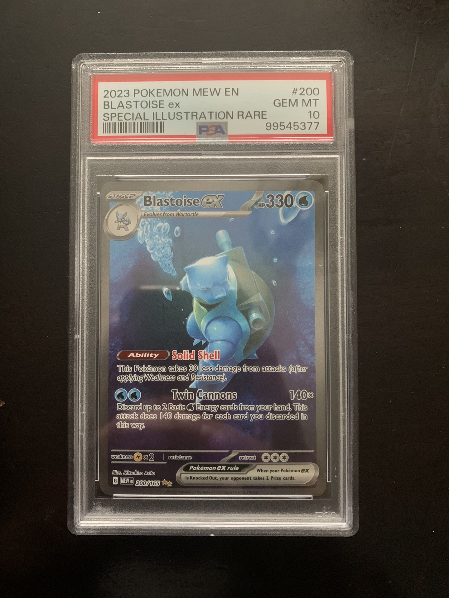 Blastoise 151 ENG SIR PSA 10 