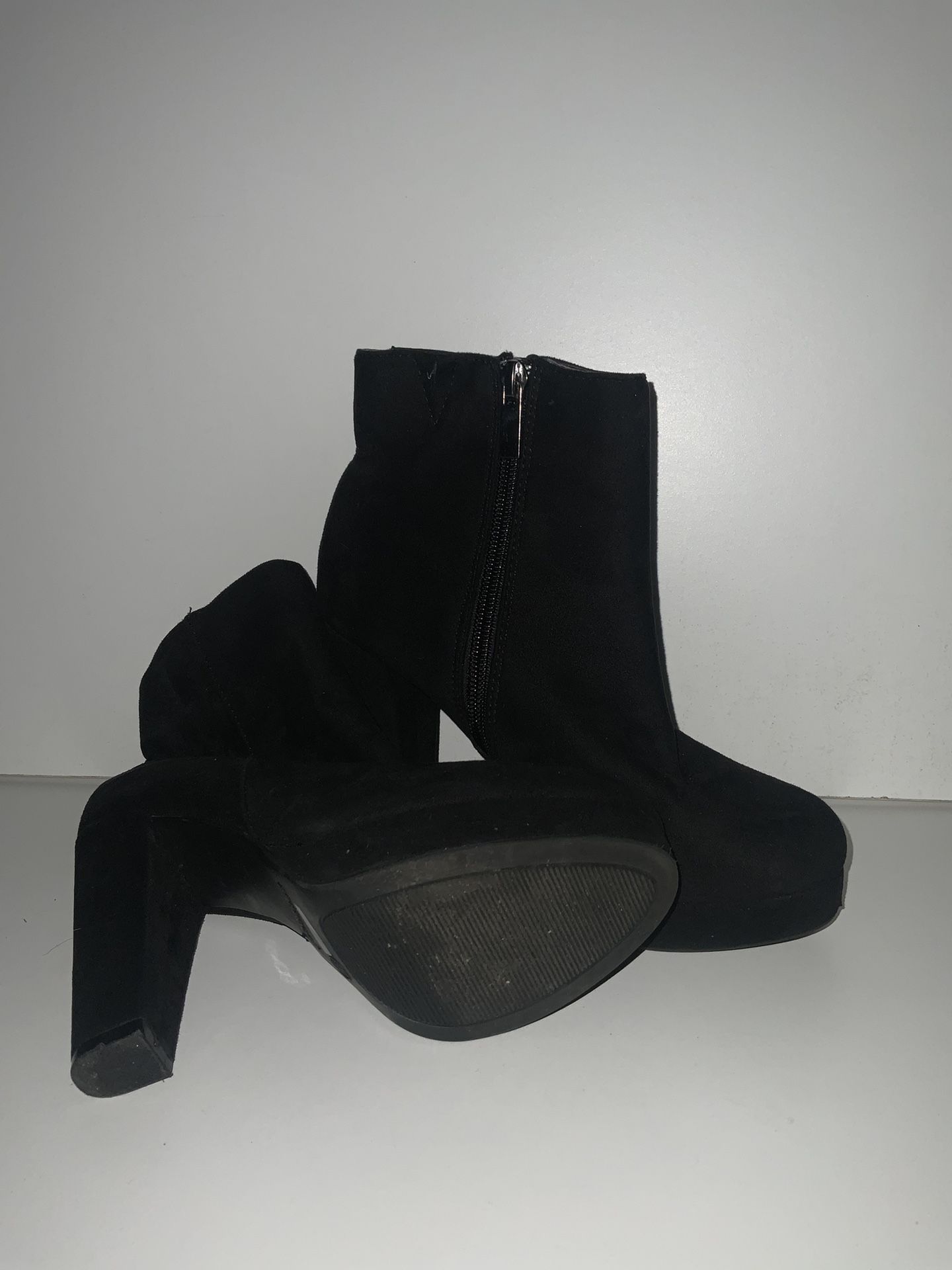 Black Booties Size 5 1/2 