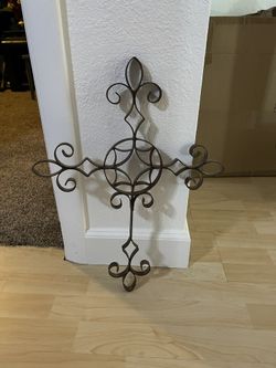 Rusted Metal Holy Cross