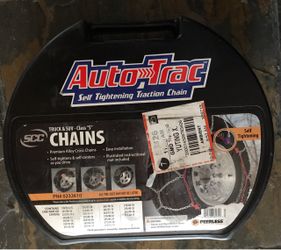 Peerless Chain 0232610 Auto-Trac Self-Tightening Tire Chains for Snow and Ice, Truck and SUV, 1 Pair