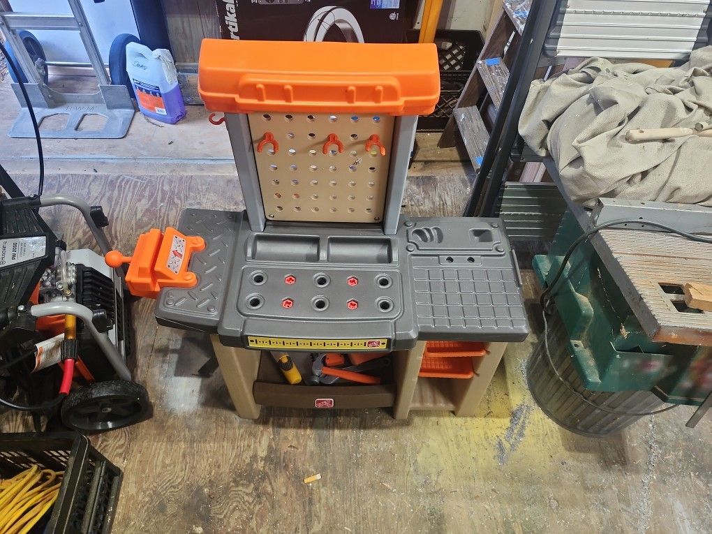 Kids Play Tool Bench