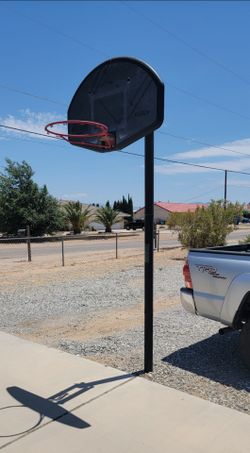 In ground basketball hoop. Free