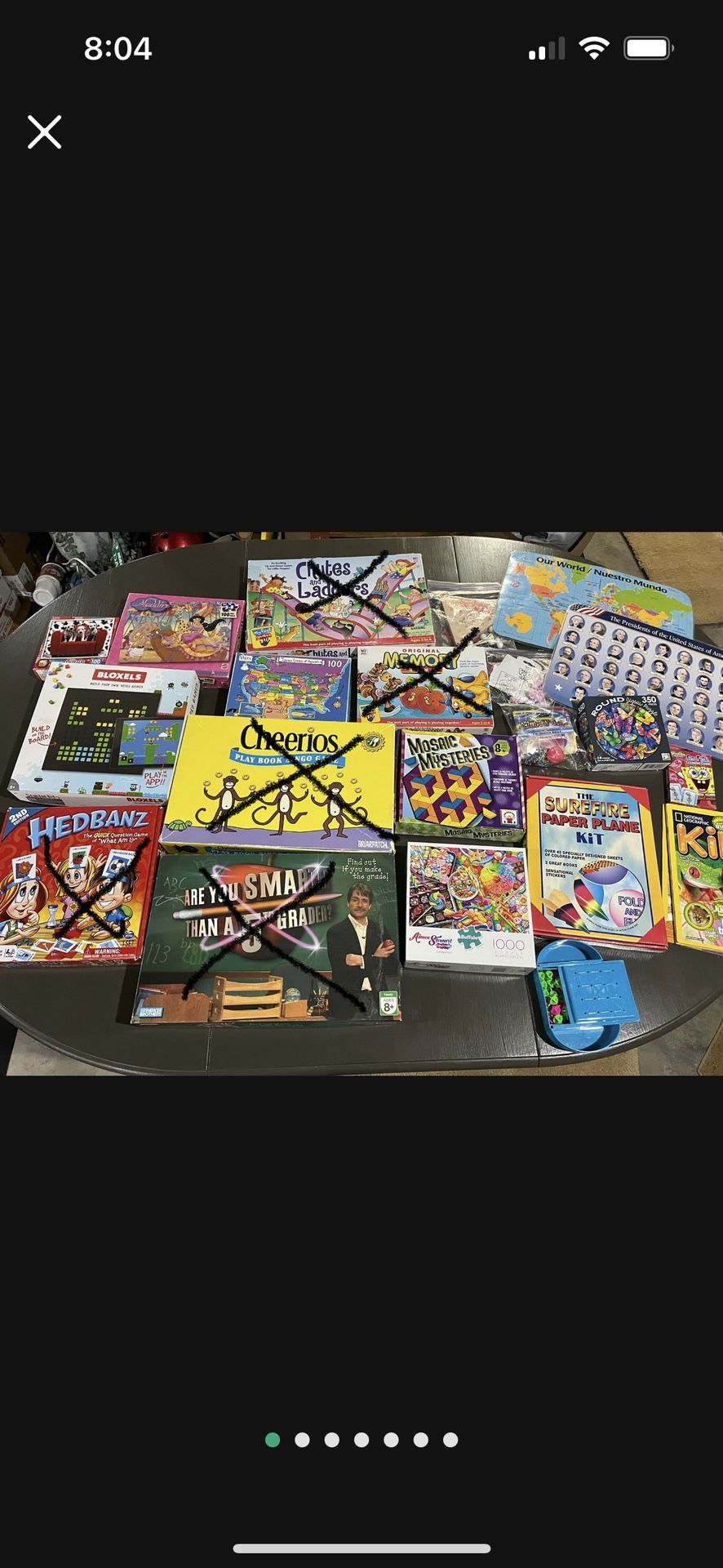 Huge Lot Kids Board Games Puzzles Card Game Educational Placemats Fun Toys / Gifts!