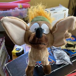 Vintage Disney Oliver & Company Tito Chihuahua plush stuffed dog animal 1988