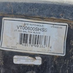 Used 600 gallon vertical tank