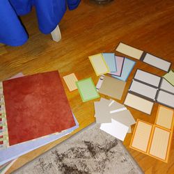 Bundle Of Scrapbooking Paper And Journaling Cards