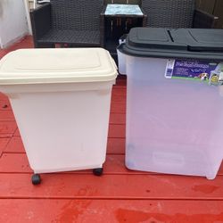 Plastic Pet Food Storage 