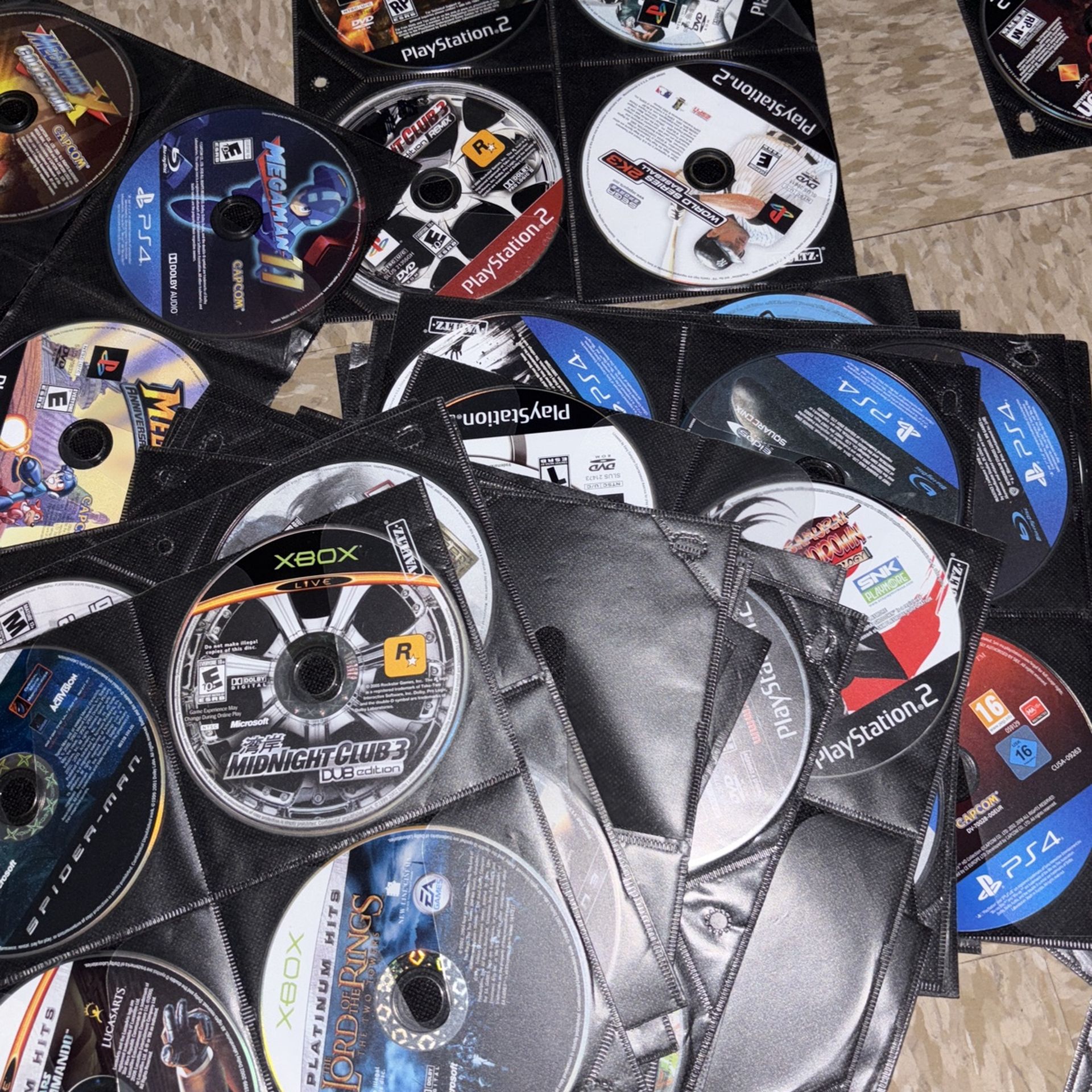 Lot Games Wii PS2 PS3 PS4 Wii Xbox 