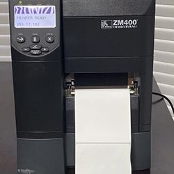 Zebra ZM400 Thermal Label Printer Direct Thermal & Thermal Transfer