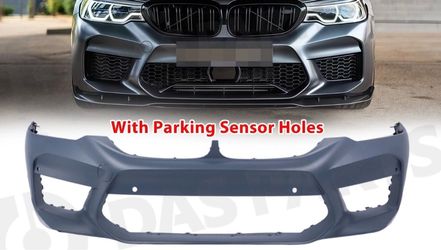 M5 Style Front Bumper w/Sensor Hole For 2017-2019 BMW 5 Series G30