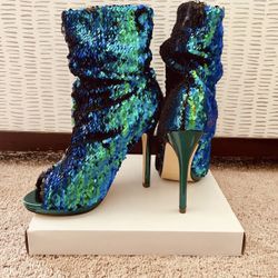 Sequin Booties (Size 8)