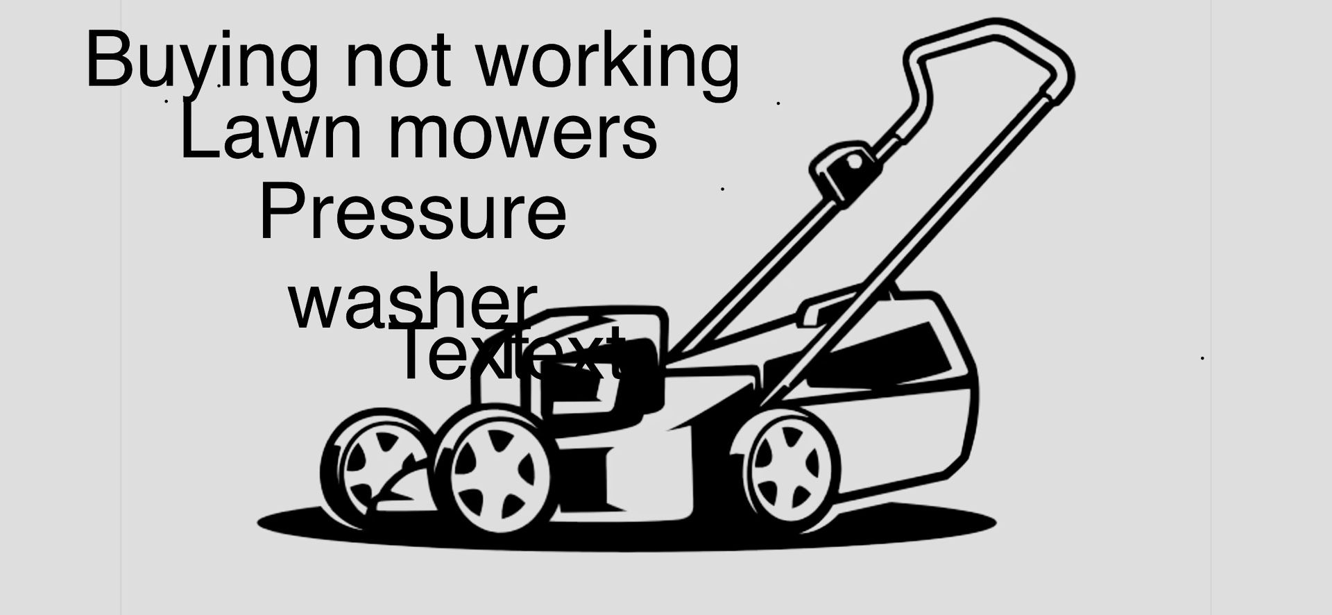Buying Broken Lawn Mower Pressure Washer 