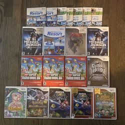 Nintendo Wii Video Games No Manual 