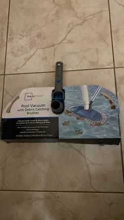 Bluescape Pool Vacuum with Debris Catching Brushes