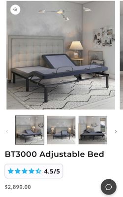 NEW SPLIT-HEAD KING BASE + MATTRESS *read description*