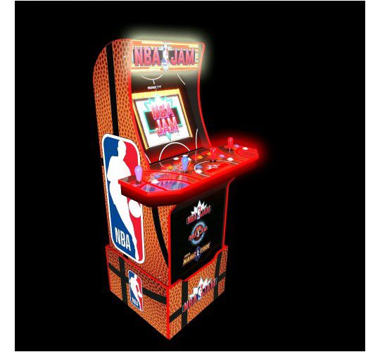 Arcade1Up NBA Jam Arcade 3 Games In 1 with Riser