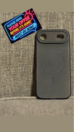 Black MagSafe Apple 17 AIR iPhone Case