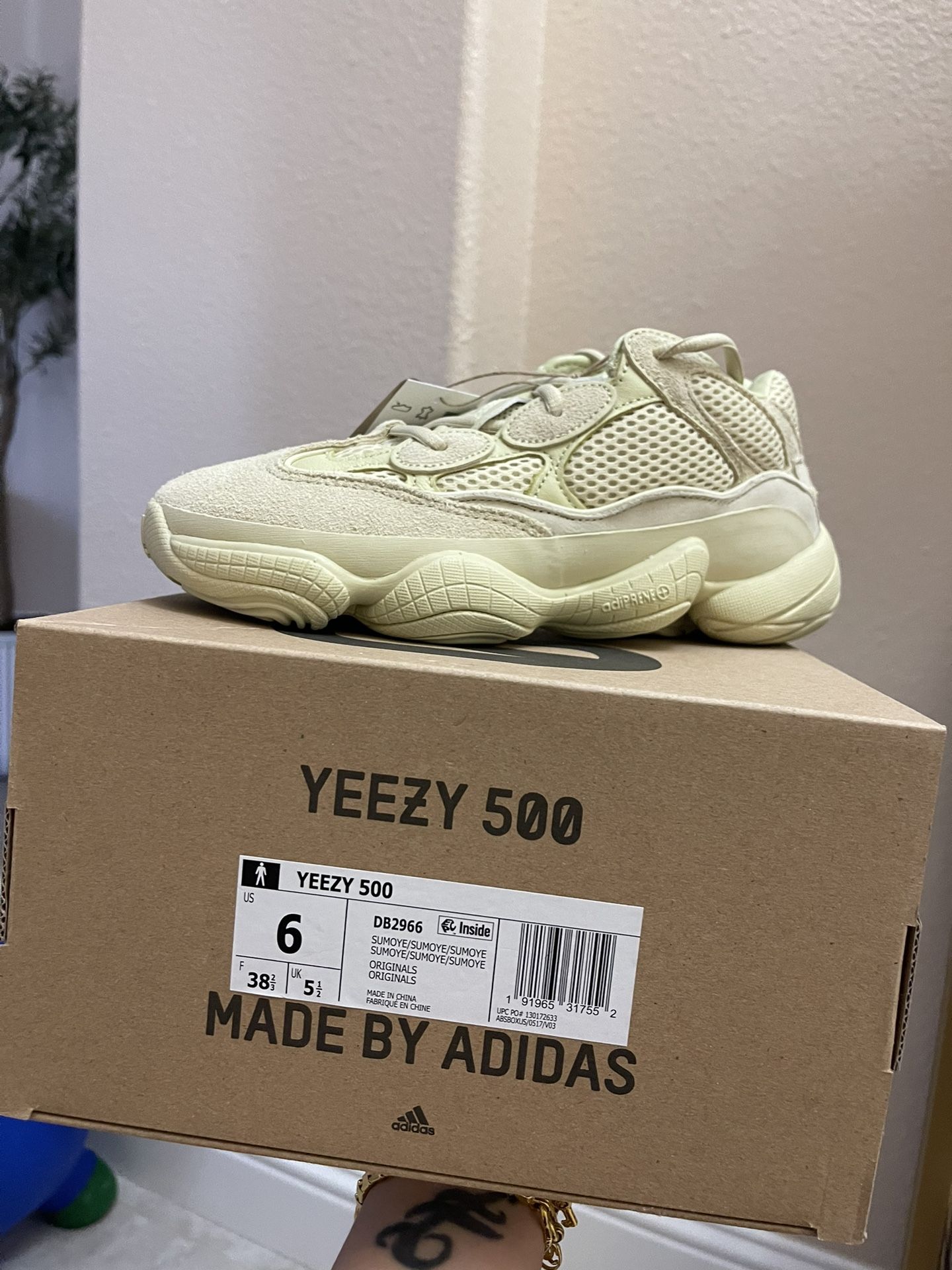 Yeezy 500 size 6 Amazon.com | adidas Mens Yeezy 500 Lace Up Sneakers Shoes  main image 2