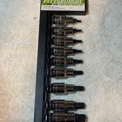 PITTSBURGH 1/2 in. Drive Star Bit Socket Set