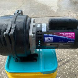 Wayne 1 hp sprinkler pump/motor