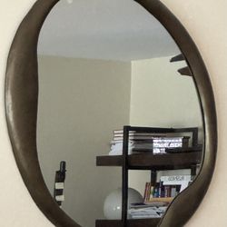 Used Jamie Young Organic Round Mirror