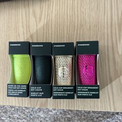 Starbucks Studded Key Chain