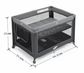 Pamo Babe Portable Playpen Foldable Playard Portable Crib for Baby and Toddlers. K97