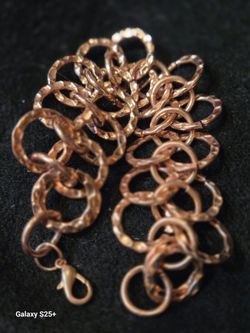 vintage solid copper bracelet