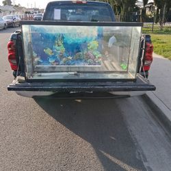 Fish TANK  48" LONG  25" HIGH  15" WIDE GOOD CON.  DOUBLE  STRENGTH  GLASS.