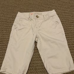 Girls Justice Beige Shorts Size 10 S Slim School Uniform 