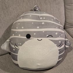 New Squishmallows 14" Sachie Grey Whale Shark Super Soft Plush Stuffed Animals Toys