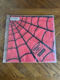 Supreme Vanson Leathers Spider-Man Bandana Red
