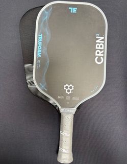 CRBN Trufoam Waves 3 Hybrid Long Handle Pickleball Paddle with Cover
