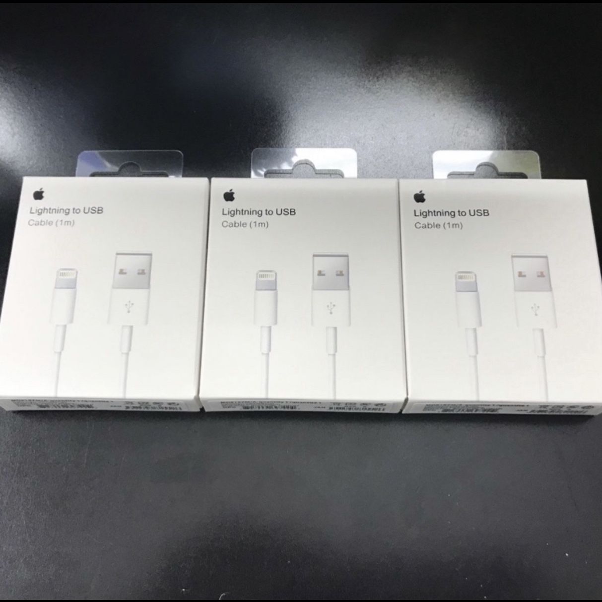 3 Apple iPhone Charger Lightning Cables Original OEM!