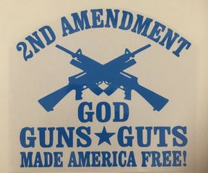 2nd amendment vinyl decals