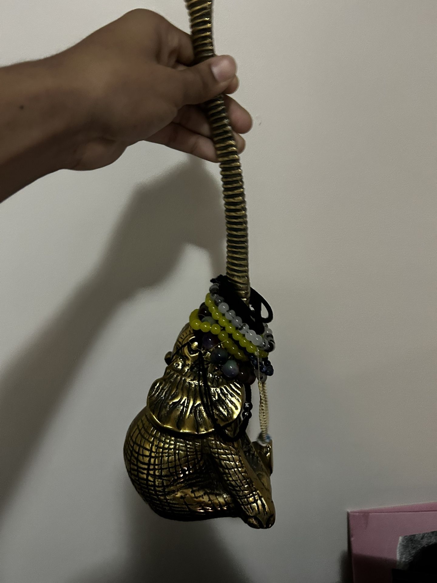 Elephant figure with bracelets