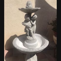 New Water Fountain Made Out Of Cement Perfect Gift 🎁 